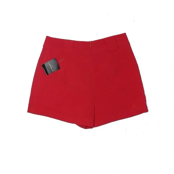 Forever 21 red shorts best sale